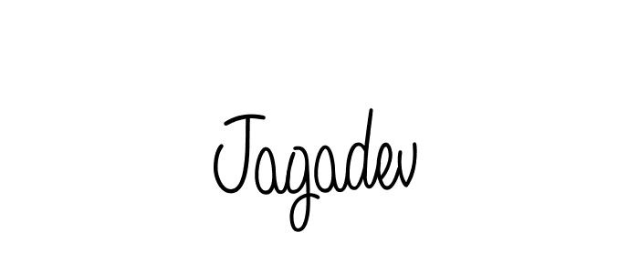 Jagadev stylish signature style. Best Handwritten Sign (Angelique-Rose-font-FFP) for my name. Handwritten Signature Collection Ideas for my name Jagadev. Jagadev signature style 5 images and pictures png