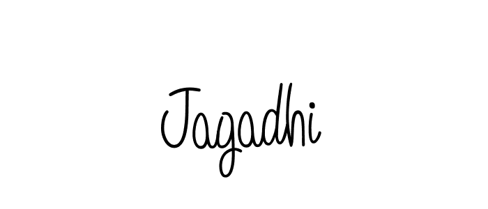 if you are searching for the best signature style for your name Jagadhi. so please give up your signature search. here we have designed multiple signature styles  using Angelique-Rose-font-FFP. Jagadhi signature style 5 images and pictures png