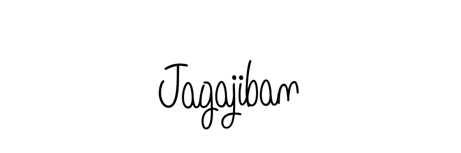 Design your own signature with our free online signature maker. With this signature software, you can create a handwritten (Angelique-Rose-font-FFP) signature for name Jagajiban. Jagajiban signature style 5 images and pictures png