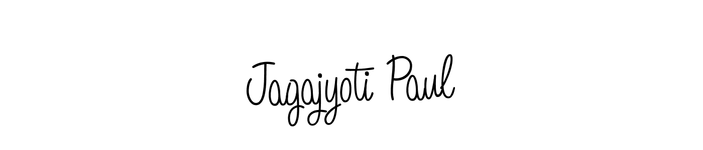 Create a beautiful signature design for name Jagajyoti Paul. With this signature (Angelique-Rose-font-FFP) fonts, you can make a handwritten signature for free. Jagajyoti Paul signature style 5 images and pictures png