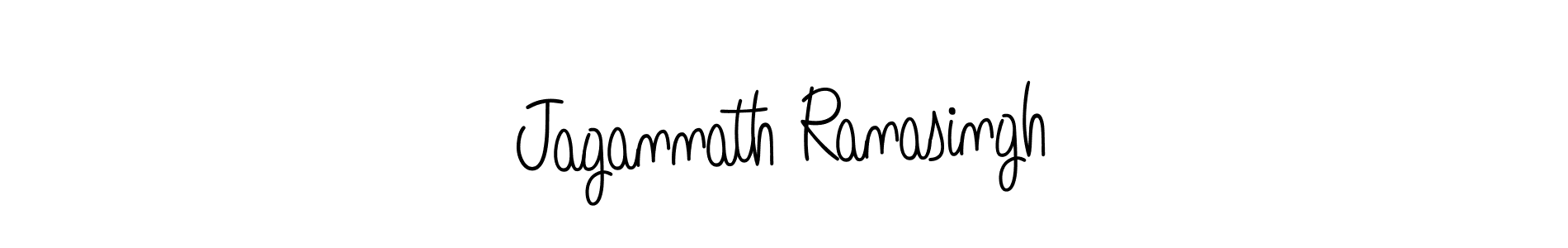 Use a signature maker to create a handwritten signature online. With this signature software, you can design (Angelique-Rose-font-FFP) your own signature for name Jagannath Ranasingh. Jagannath Ranasingh signature style 5 images and pictures png