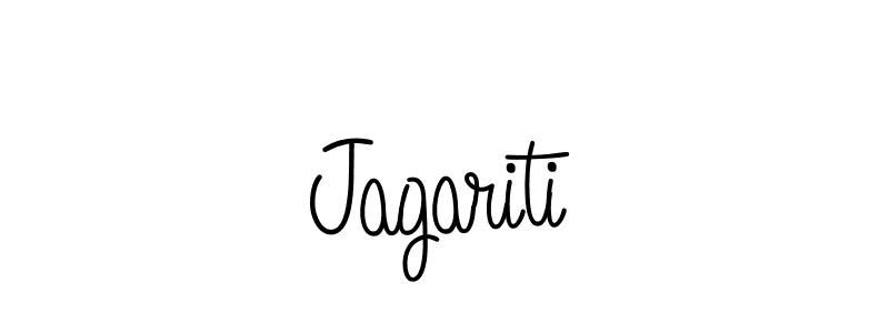 How to Draw Jagariti signature style? Angelique-Rose-font-FFP is a latest design signature styles for name Jagariti. Jagariti signature style 5 images and pictures png