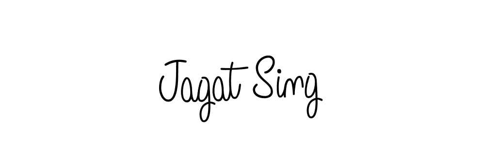 How to Draw Jagat Sing signature style? Angelique-Rose-font-FFP is a latest design signature styles for name Jagat Sing. Jagat Sing signature style 5 images and pictures png