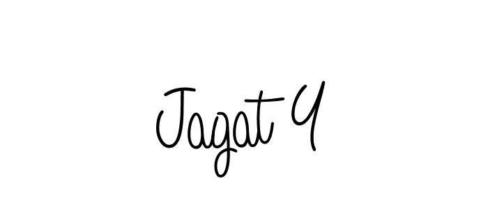 Make a beautiful signature design for name Jagat Y. Use this online signature maker to create a handwritten signature for free. Jagat Y signature style 5 images and pictures png