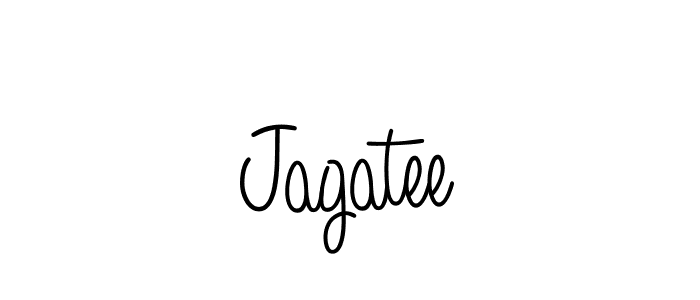 Jagatee stylish signature style. Best Handwritten Sign (Angelique-Rose-font-FFP) for my name. Handwritten Signature Collection Ideas for my name Jagatee. Jagatee signature style 5 images and pictures png