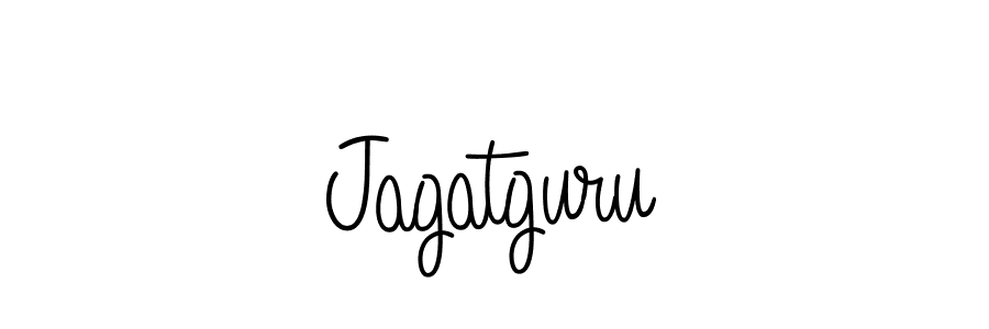 Make a beautiful signature design for name Jagatguru. With this signature (Angelique-Rose-font-FFP) style, you can create a handwritten signature for free. Jagatguru signature style 5 images and pictures png