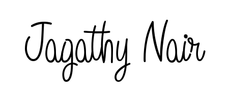Enhance your business communications with Jagathy Nair signature in Angelique-Rose-font-FFP lettering. Clean, modern, and universally compatible. Jagathy Nair signature style 5 images and pictures png