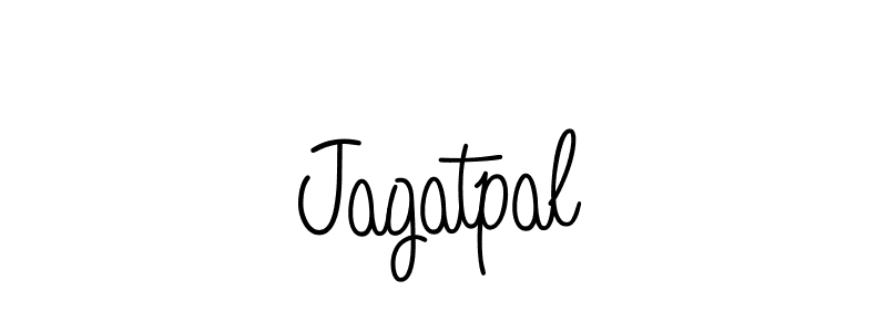 How to make Jagatpal signature? Angelique-Rose-font-FFP is a professional autograph style. Create handwritten signature for Jagatpal name. Jagatpal signature style 5 images and pictures png
