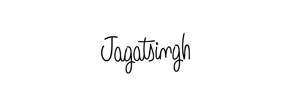 Make a beautiful signature design for name Jagatsingh. With this signature (Angelique-Rose-font-FFP) style, you can create a handwritten signature for free. Jagatsingh signature style 5 images and pictures png