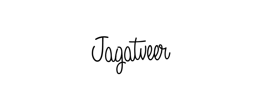 How to make Jagatveer signature? Angelique-Rose-font-FFP is a professional autograph style. Create handwritten signature for Jagatveer name. Jagatveer signature style 5 images and pictures png