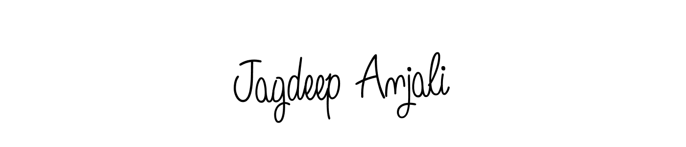 You can use this online signature creator to create a handwritten signature for the name Jagdeep Anjali. This is the best online autograph maker. Jagdeep Anjali signature style 5 images and pictures png