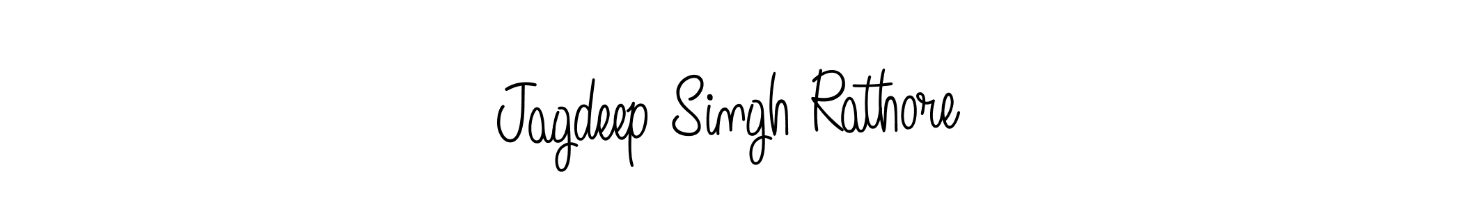 Use a signature maker to create a handwritten signature online. With this signature software, you can design (Angelique-Rose-font-FFP) your own signature for name Jagdeep Singh Rathore. Jagdeep Singh Rathore signature style 5 images and pictures png