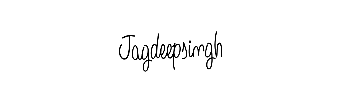 Jagdeepsingh stylish signature style. Best Handwritten Sign (Angelique-Rose-font-FFP) for my name. Handwritten Signature Collection Ideas for my name Jagdeepsingh. Jagdeepsingh signature style 5 images and pictures png