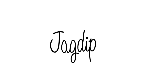 How to make Jagdip name signature. Use Angelique-Rose-font-FFP style for creating short signs online. This is the latest handwritten sign. Jagdip signature style 5 images and pictures png