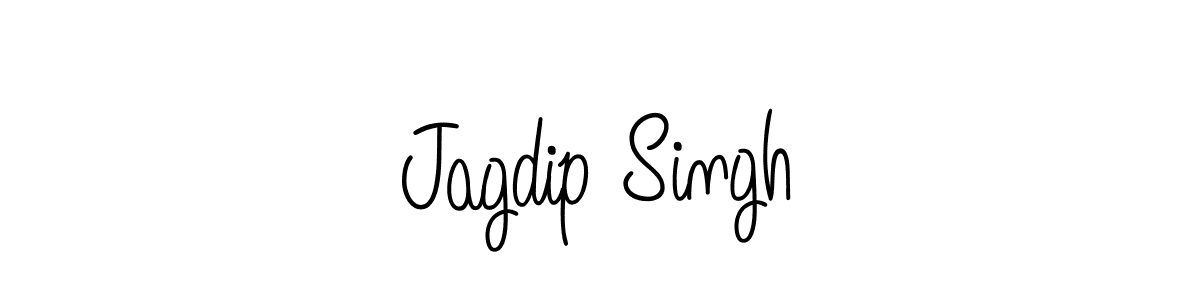 Create a beautiful signature design for name Jagdip Singh. With this signature (Angelique-Rose-font-FFP) fonts, you can make a handwritten signature for free. Jagdip Singh signature style 5 images and pictures png