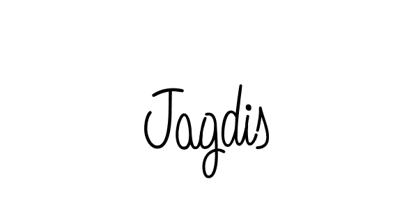 Design your own signature with our free online signature maker. With this signature software, you can create a handwritten (Angelique-Rose-font-FFP) signature for name Jagdis. Jagdis signature style 5 images and pictures png