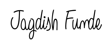 A classic penmanship look for Jagdish Funde. The Angelique-Rose-font-FFP font brings timeless elegance and confidence to every signed document. Jagdish Funde signature style 5 images and pictures png