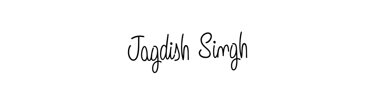 Use a signature maker to create a handwritten signature online. With this signature software, you can design (Angelique-Rose-font-FFP) your own signature for name Jagdish Singh. Jagdish Singh signature style 5 images and pictures png