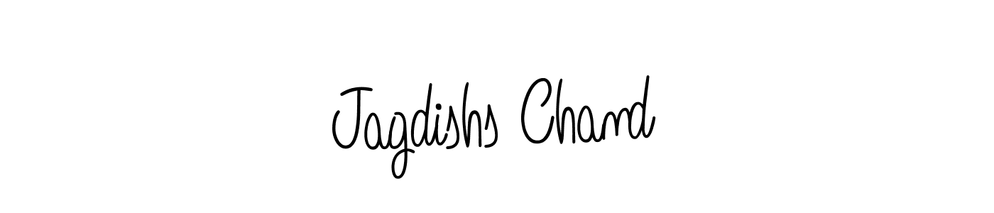 Jagdishs Chand stylish signature style. Best Handwritten Sign (Angelique-Rose-font-FFP) for my name. Handwritten Signature Collection Ideas for my name Jagdishs Chand. Jagdishs Chand signature style 5 images and pictures png