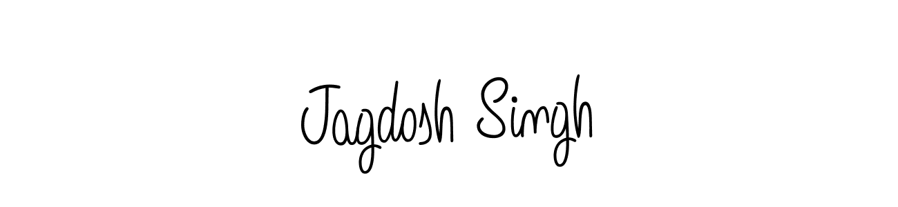 The best way (Angelique-Rose-font-FFP) to make a short signature is to pick only two or three words in your name. The name Jagdosh Singh include a total of six letters. For converting this name. Jagdosh Singh signature style 5 images and pictures png