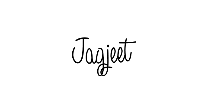 Make a beautiful signature design for name Jagjeet. With this signature (Angelique-Rose-font-FFP) style, you can create a handwritten signature for free. Jagjeet signature style 5 images and pictures png