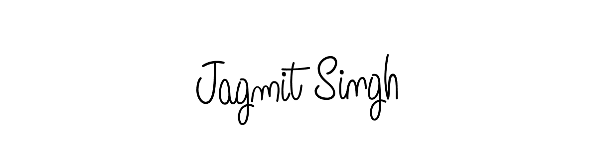 How to make Jagmit Singh name signature. Use Angelique-Rose-font-FFP style for creating short signs online. This is the latest handwritten sign. Jagmit Singh signature style 5 images and pictures png