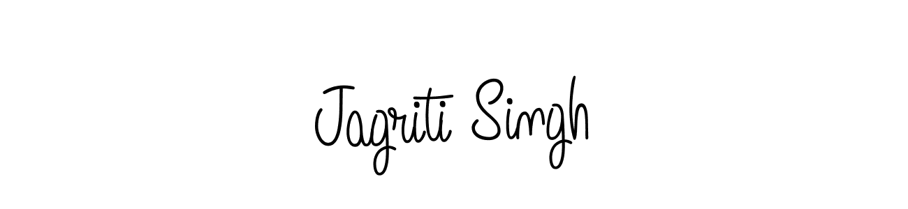 Use a signature maker to create a handwritten signature online. With this signature software, you can design (Angelique-Rose-font-FFP) your own signature for name Jagriti Singh. Jagriti Singh signature style 5 images and pictures png