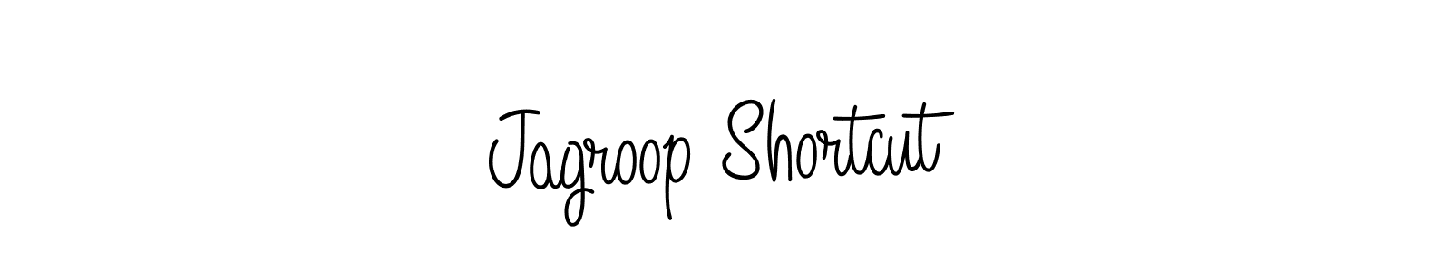 The best way (Angelique-Rose-font-FFP) to make a short signature is to pick only two or three words in your name. The name Jagroop Shortcut include a total of six letters. For converting this name. Jagroop Shortcut signature style 5 images and pictures png