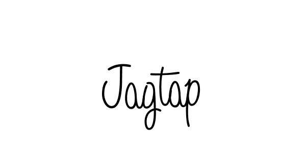 Use a signature maker to create a handwritten signature online. With this signature software, you can design (Angelique-Rose-font-FFP) your own signature for name Jagtap. Jagtap signature style 5 images and pictures png