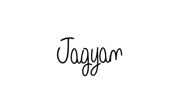 Use a signature maker to create a handwritten signature online. With this signature software, you can design (Angelique-Rose-font-FFP) your own signature for name Jagyan. Jagyan signature style 5 images and pictures png