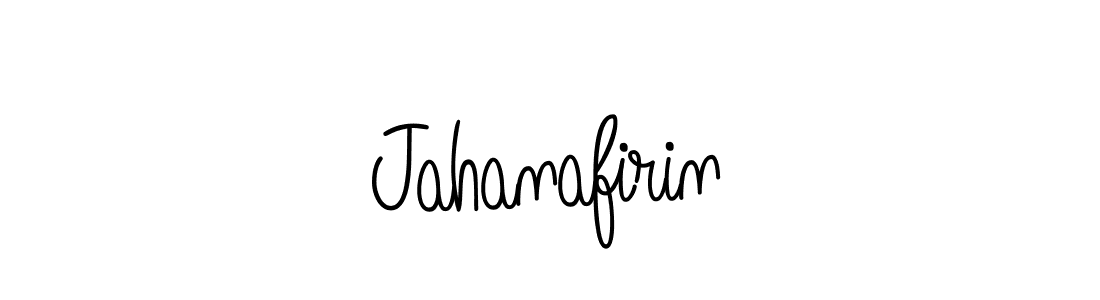 You should practise on your own different ways (Angelique-Rose-font-FFP) to write your name (Jahanafirin) in signature. don't let someone else do it for you. Jahanafirin signature style 5 images and pictures png