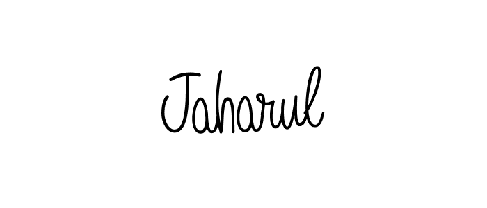 How to make Jaharul name signature. Use Angelique-Rose-font-FFP style for creating short signs online. This is the latest handwritten sign. Jaharul signature style 5 images and pictures png