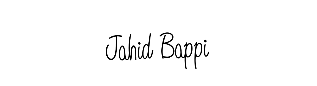 How to Draw Jahid Bappi signature style? Angelique-Rose-font-FFP is a latest design signature styles for name Jahid Bappi. Jahid Bappi signature style 5 images and pictures png