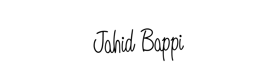 Design your own signature with our free online signature maker. With this signature software, you can create a handwritten (Angelique-Rose-font-FFP) signature for name Jahid Bappi. Jahid Bappi signature style 5 images and pictures png
