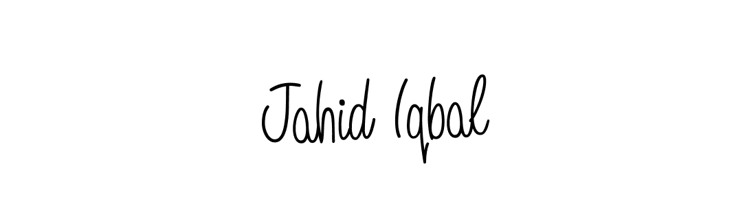 How to make Jahid Iqbal name signature. Use Angelique-Rose-font-FFP style for creating short signs online. This is the latest handwritten sign. Jahid Iqbal signature style 5 images and pictures png