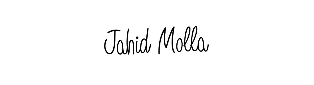 Also we have Jahid Molla name is the best signature style. Create professional handwritten signature collection using Angelique-Rose-font-FFP autograph style. Jahid Molla signature style 5 images and pictures png