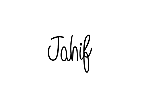 You should practise on your own different ways (Angelique-Rose-font-FFP) to write your name (Jahif) in signature. don't let someone else do it for you. Jahif signature style 5 images and pictures png