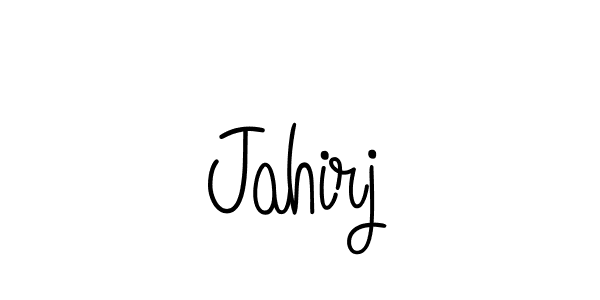 The best way (Angelique-Rose-font-FFP) to make a short signature is to pick only two or three words in your name. The name Jahirj include a total of six letters. For converting this name. Jahirj signature style 5 images and pictures png