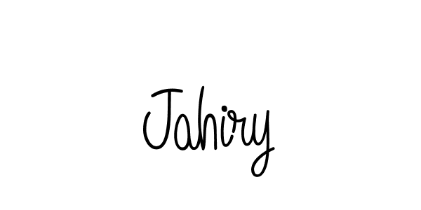 You should practise on your own different ways (Angelique-Rose-font-FFP) to write your name (Jahiry) in signature. don't let someone else do it for you. Jahiry signature style 5 images and pictures png