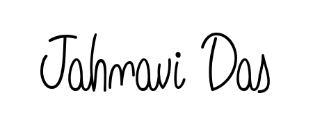 Try this chic Jahnavi Das handwritten sign style. Using Angelique-Rose-font-FFP font elements, it gives your name a sleek, memorable identity. Jahnavi Das signature style 5 images and pictures png