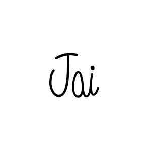 Make a beautiful signature design for name Jai. With this signature (Angelique-Rose-font-FFP) style, you can create a handwritten signature for free. Jai signature style 5 images and pictures png