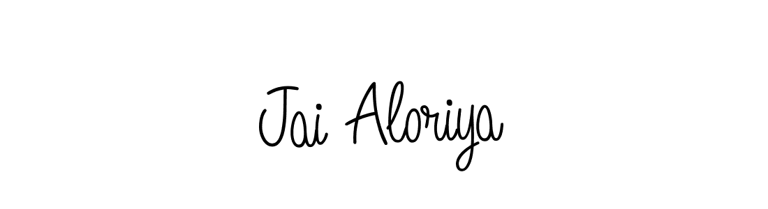 You should practise on your own different ways (Angelique-Rose-font-FFP) to write your name (Jai Aloriya) in signature. don't let someone else do it for you. Jai Aloriya signature style 5 images and pictures png