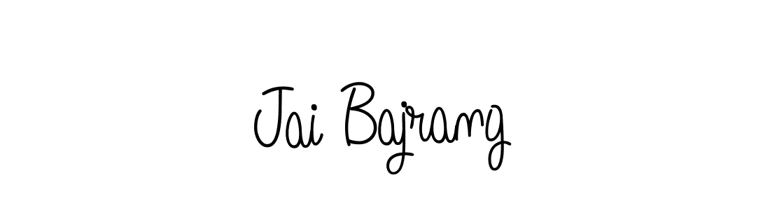 You can use this online signature creator to create a handwritten signature for the name Jai Bajrang. This is the best online autograph maker. Jai Bajrang signature style 5 images and pictures png