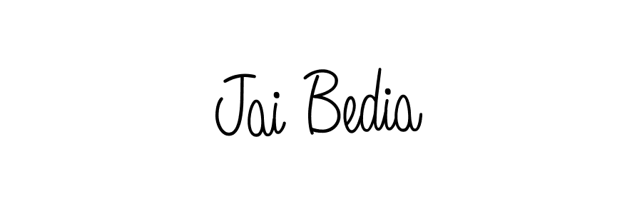 Create a beautiful signature design for name Jai Bedia. With this signature (Angelique-Rose-font-FFP) fonts, you can make a handwritten signature for free. Jai Bedia signature style 5 images and pictures png