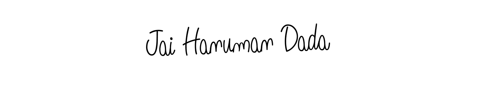 Use a signature maker to create a handwritten signature online. With this signature software, you can design (Angelique-Rose-font-FFP) your own signature for name Jai Hanuman Dada. Jai Hanuman Dada signature style 5 images and pictures png