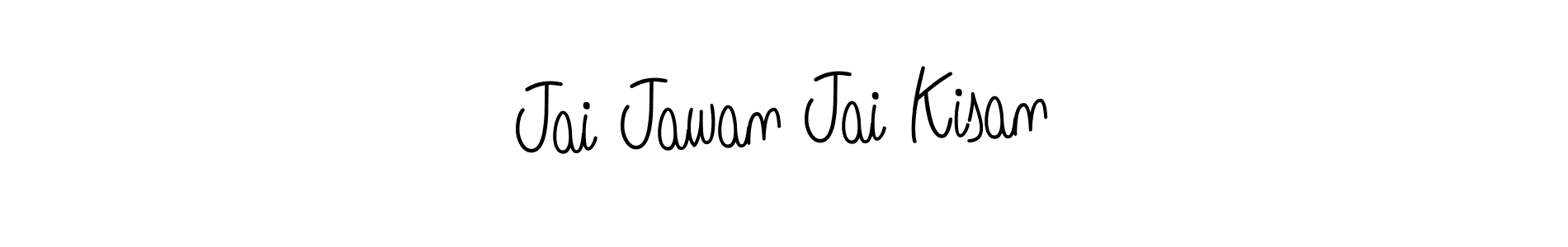 Also we have Jai Jawan Jai Kisan name is the best signature style. Create professional handwritten signature collection using Angelique-Rose-font-FFP autograph style. Jai Jawan Jai Kisan signature style 5 images and pictures png