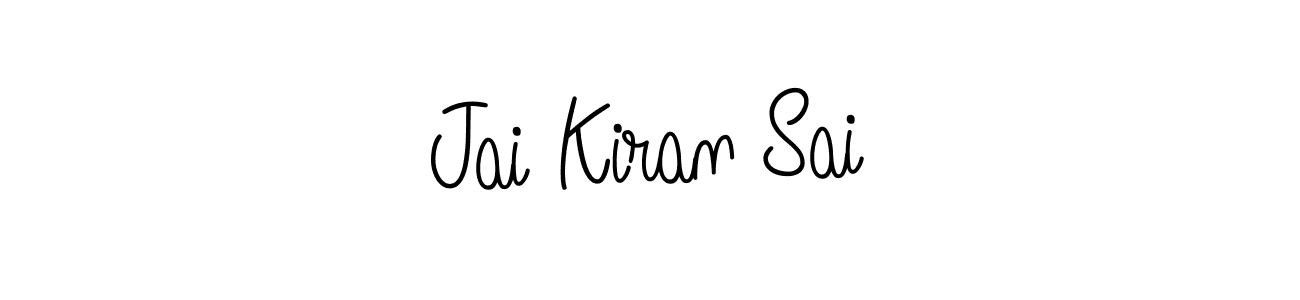 Make a beautiful signature design for name Jai Kiran Sai. With this signature (Angelique-Rose-font-FFP) style, you can create a handwritten signature for free. Jai Kiran Sai signature style 5 images and pictures png