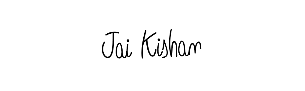 Design your own signature with our free online signature maker. With this signature software, you can create a handwritten (Angelique-Rose-font-FFP) signature for name Jai Kishan. Jai Kishan signature style 5 images and pictures png