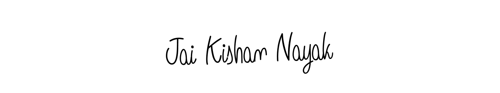 Make a beautiful signature design for name Jai Kishan Nayak. With this signature (Angelique-Rose-font-FFP) style, you can create a handwritten signature for free. Jai Kishan Nayak signature style 5 images and pictures png