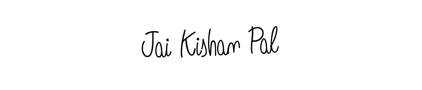 Make a beautiful signature design for name Jai Kishan Pal. With this signature (Angelique-Rose-font-FFP) style, you can create a handwritten signature for free. Jai Kishan Pal signature style 5 images and pictures png